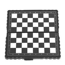 Load image into Gallery viewer, Travel Chess Set, Portable Plastic Folding Chessboard Magnetic Chess Set Game for Party Family Activities, Size 133x127 mm
