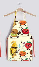 Load image into Gallery viewer, Kids Apron, Funny Vegetable and Fruit , Mother Daughter Aprons, Toddler Apron for Girls, Kids Apron for Boys, Matching Aprons for Kids and Adults, Kitchen Aprons for Cooking (Pack of 2) by LaModaHome
