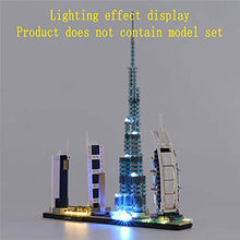 Load image into Gallery viewer, GEAMENT LED Light Kit for Architecture Skylines Dubai - Compatible with Lego 21052 Building Blocks Model (Lego Set Not Included) (with Instruction)
