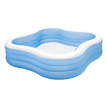 Load image into Gallery viewer, Intex Swim Center Family Inflatable Pool, 90&quot; X 90&quot; X 22&quot;, for Ages 6+, Color may vary
