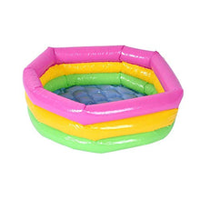 Load image into Gallery viewer, Three Layer Inflatable Pool, Round Swimming Pool Multicolored Glow Inflatable Colorful Baby Swimming Pool for Outdoors Backyard Lawn Yard(90cm)
