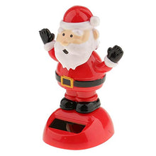 Load image into Gallery viewer, KODORIA 2pcs Solar Powered Toy Christmas Snowman &amp; Santa Claus Swinging Bobble Toy Gift for Car Decoration Novelty Happy Dancing Solar Animated Toys
