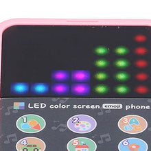 Load image into Gallery viewer, Baby Phone Toy Color Screen Early Educational Music Children Phone Toy English Language 2.9 x 1.3 x 5.8in(Pink)

