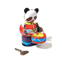 Back to Basics Tin Drumming Panda Wind Up (Includes One Tin Panda with Drum and Winding Key)