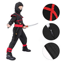 Load image into Gallery viewer, Ninja Halloween Costume for Boys with Included Accessories for Child Dress up Best Gifts
