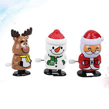 Load image into Gallery viewer, Amosfun 3pcs Christmas Wind Up Toys Reindeer Snowman Santa Wind Up Stocking Stuffers Christmas Party Favors for Kids
