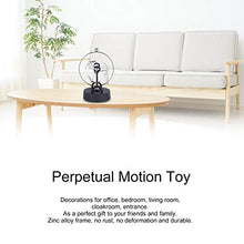 Load image into Gallery viewer, Perpetual Motion Desk Decor Toy, Zinc Alloy Frame, Smooth Lines and Unique Shapes No Deformation and Durable Magnetic Perpetual Motion, for School Home
