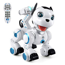 Load image into Gallery viewer, Dollox Remote Control Robot Dog RC Puppy Interactive Programmable Intelligent Smart Robotic Dog Toy Dancing Singing Walking Doggy Electronic Pet with Light Sound Toys for Kids 4 5 6 7 8 Years Old
