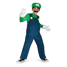 Load image into Gallery viewer, Boy&#39;s Nintendo&#39;s Super Mario Brothers Luigi Deluxe Costume, 4-6

