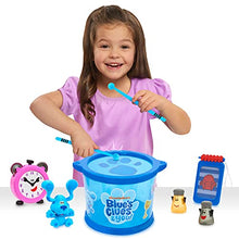 Load image into Gallery viewer, Blue&#39;s Clues &amp; You! Musical Drum Set, Kids Toy Instruments, Drum, Tambourine, Washboard, Clackers, Shakers, by Just Play

