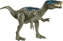 Load image into Gallery viewer, Jurassic World Roar Attack Baryonyx Chaos Camp Cretaceous Dinosaur Figure with Movable Joints, Realistic Sculpting, Strike Feature &amp; Sounds, Carnivore, Kids Gift 4 Years &amp; Up
