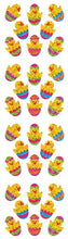 Load image into Gallery viewer, Jillson Roberts Prismatic Stickers, Mini Chicks in Eggs, 12-Sheet Count (S7521)
