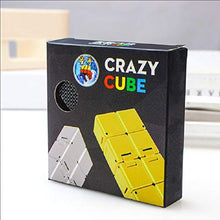 Load image into Gallery viewer, Crazy Cube 2x2 Infinite Cube Relieve Pressure Cube, Classic Color Educational Toys (Color : White)
