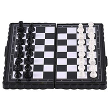 Load image into Gallery viewer, QIAOLI International Chess Mini Chess Folding Portable Magnetic Travel Chess Set Plastic Board Fun Travel Game for Kids Adults Chess Set
