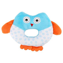 Load image into Gallery viewer, Baby Rattle Toy, Newborn Soft Baby Cute Cartoon Animal Hand Shake Bell Owl Rattles Grasping Educational Rattles Toy for Baby(Blue)
