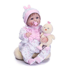 Load image into Gallery viewer, Medylove Reborn Baby Dolls Girls Clothes 16-18 inch Newborn Reborn Doll Pink Outfit Printed Baby Jumpsuit
