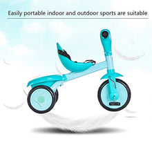 Load image into Gallery viewer, Trike,Children Tricycle|Kids Tricycle|Upgraded 2-in-1 |Children Ride On Trike with Basket|Blue|Yellow|87X46X95CM (Color : Blue)
