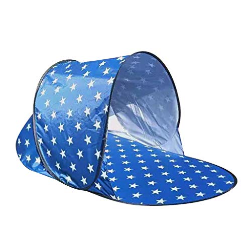 Automatic Quick Open Pop-Up Tent Portable Solid Color Waterproof Tent,Sunscreen Single Layer Canopy,Beach Cover