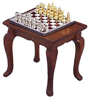 Miniature Chess Table and Set sold at Miniatures