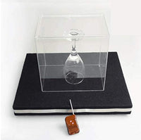 SUMAG Glass Breaking Tray Pro - Remote Control with Organic Glass Cover Magic Tricks Mentalism Stage Illusion Gimmick
