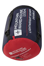 Load image into Gallery viewer, Mountain Warehouse Down Double Sleeping Bag - 2/3 Season Navy
