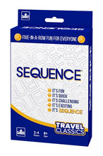 Load image into Gallery viewer, Travel Classics: Sequence - The Exciting Game of Strategy in A Compact Travel Version by Goliath, White
