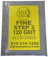 MJR Tumblers 5 LB Fine 120 Silicon Carbide Rock Refill Grit Media Stage 2
