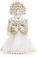 Snow Maiden Princess Hand Made Porcelain Doll - 11 Inches
