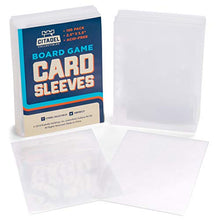 Load image into Gallery viewer, 150 Board Game Card Sleeves - Durable 2.5&quot; x 3.5&quot; Plastic Card Protectors for Game Components &amp; Collectible Card Games - Compatible with TCG Games &amp; Standard Poker Size Cards
