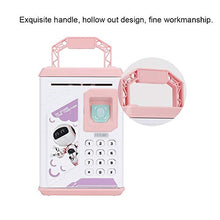 Load image into Gallery viewer, LZKW Electric Children Bank, 5.1 * 5.1 * 9.6In Saving Pot, Electronic Piggy Bank with Music Piggy Bank for Money Saving Kids(Pink)
