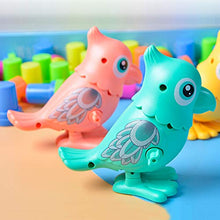 Load image into Gallery viewer, Shuohu 360 Degrees Rotation Windup Parrot Toy Jump Clockwork Novelty Toy for Kids Random Color
