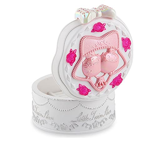 WPYYI Girls Musical Jewelry Boxes Ballerina Rotating Music Box Gramophone Toys for Children Kids Birthday Gifts (Color : White)