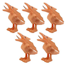 Load image into Gallery viewer, NUOBESTY 5pcs Wind-up Toys Dinosaur Model Toys Creative Plastic Pterosaur Toys for Toddler Children Indoor Parent-Child Toys Gift Random Color
