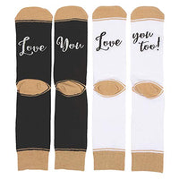 Lillian Rose Love You Love You Too Socks - Apparel Accessories - 1 Piece