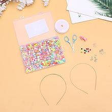 Load image into Gallery viewer, PRETYZOOM Kids Jewelry Making Kit Girls DIY Beads Toy Handmade Jewelry Accessories for Bracelets Necklace (Candy, Mixed Patterns) Party Favor
