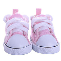 BeesClover Convenient Life 5CM Fashion Denim Canvas Mini Toy Shoes 1/6 Shoes for 18 Inch Doll Accessories N1048