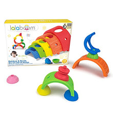 Load image into Gallery viewer, Lalaboom - 13 Piece Rainbow Arches and Toddler Pop Beads - Ages 18 Months to 4 Years - BL720
