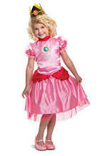 Load image into Gallery viewer, Disguise Princess Peach Costume Dress, Nintendo Super Mario Bros Dress Up Outfit for Girls, Toddler Size Small (2T)
