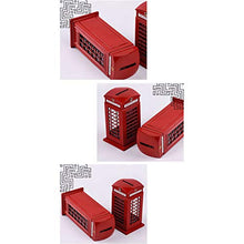 Load image into Gallery viewer, Hengqiyuan Telephone Cell Piggy Bank, Coin Piggy Bank, Telephone Cell Piggy Bank from Zinc Alloy, Creative Residential Decorations, Suitable for Living Room, Bedroom (1PCS),Red

