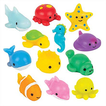 Load image into Gallery viewer, Curious Minds Busy Bags Set of 12 Ocean Sea Animal Mochi Squishy - Adorable Cute Kawaii - Individually Wrapped Toys - Sensory, Stress, Fidget Party Favor Toy (Set of 12 (1 Dozen))
