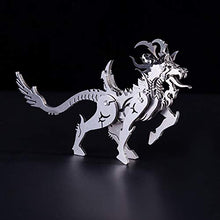 Load image into Gallery viewer, RuiyiF 3D Metal Puzzles Beast for Kids Ages 10-12, Stainless Steel 3D Metal Model Kits Animal to Build, Assembly Hobby Animal Model Kits, Desk Ornaments/Building Toys for Kids Adults

