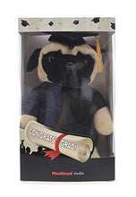 Load image into Gallery viewer, Plushland Pug Plush Stuffed Animal Toys Present Gifts for Graduation Day, Personalized Text, Name or Your School Logo on Gown, Best for Any Grad School Kids 12 Inches(Forest Green Cap and Gown)
