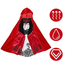 Load image into Gallery viewer, KESYOO Girls Little Red Riding Hood Costumes Princess Cape Halloween Children Dress Suit Fairytale Cloak Party Supplies
