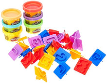 Load image into Gallery viewer, Play-Doh Fundamentals Letters with 26 Letter Stamper Tools and 6 Colors of Play-Doh
