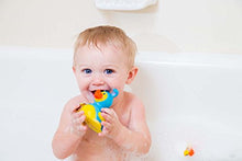 Load image into Gallery viewer, DUCKY CITY 3&quot; Reading Rubber Duck [Floats Upright] - Baby Safe Bathtub Bathing Toy
