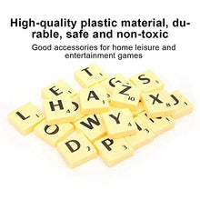 Load image into Gallery viewer, Plastic Letter Tiles, Tiles A-Z Capital Letters for Crafts DIY Gift Decoration Making Alphabet Coasters and Crossword Game
