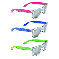 Kipp Brothers Neon Smile Crystal Kids Sunglasses(Per Dozen)