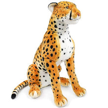 Load image into Gallery viewer, Cecil The Cheetah - 25 Inch Tall Big Stuffed Animal Plush Leopard - by Tiger Tale Toys
