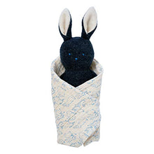 Load image into Gallery viewer, Manhattan Toy Embroidered Plush Bunny Baby Rattle + Soft Cotton Burp Cloth, 16 x 16 Inches
