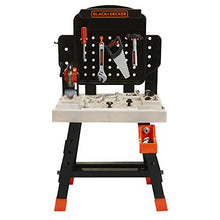 Load image into Gallery viewer, BLACK+DECKER 71382 Jr. Mega Power N&#39; Play Workbench with Realistic Sounds! - 52 Tools &amp; Accessories
